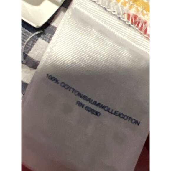 Lands End Patchwork Quilted Shirt Dress With Belt 100% Cotton Multicolor Size L - Picture 4 of 10